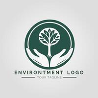 Environtment Minimalist Logo vector