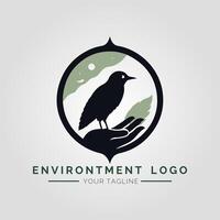 Environtment Minimalist Logo vector