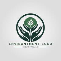 Environtment Minimalist Logo vector