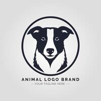 animal minimalista logo concepto vector