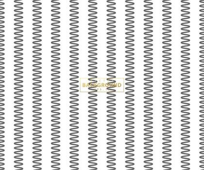 Zig Zag lines pattern. Black wavy line on white background. Abstract wave, illustration vector