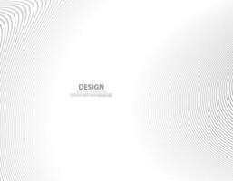 Abstract circle halftone black background. Gradient retro line pattern design. Monochrome graphic. Circle for sound wave. illustration vector