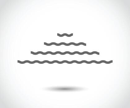 ola sencillo sin costura ondulado línea, suave patrón, web diseño, saludo tarjeta, textil, tecnología fondo, eps 10 ilustración vector