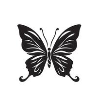 Butterfly silhouette. butterfly logo. butterfly illustration vector