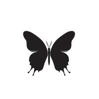 mariposa silueta. mariposa logo. mariposa ilustración vector