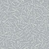 seamless pattern of white scribbles on gray background vector