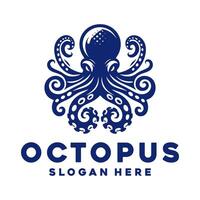 black octopus logo, tentacle logo design, kraken logo template, octopus icon design vector