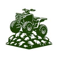 ATV logo design inspirations, off road adventure atv buggy isolated logo vector