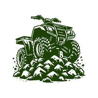 ATV logo design inspirations, off road adventure atv buggy isolated logo vector