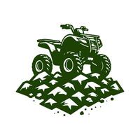 ATV logo design inspirations, off road adventure atv buggy isolated logo vector