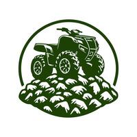 ATV logo design inspirations, off road adventure atv buggy isolated logo vector