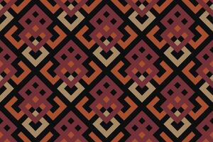Geometric seamless pattern. Abstract geometric hexagonal graphic design. Seamless geometric pattern with vintage color. vector