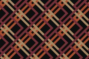 Geometric seamless pattern. Abstract geometric hexagonal graphic design. Seamless geometric pattern with vintage color. vector