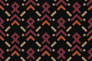 Geometric seamless pattern. Abstract geometric hexagonal graphic design. Seamless geometric pattern with vintage color. vector