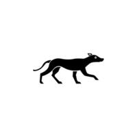 dog black and white illustration for design, template, website, etc vector