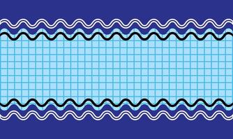 Horizontal editable mockup illustration. Grid paper used for notes or decoration. vector