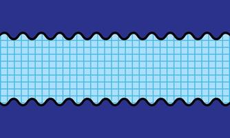 Horizontal editable mockup illustration. Grid paper used for notes or decoration. vector