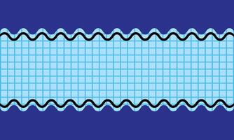 Horizontal editable mockup illustration. Grid paper used for notes or decoration. vector