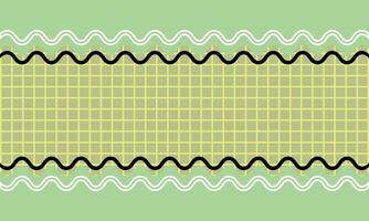 Horizontal editable mockup illustration. Grid paper used for notes or decoration. vector