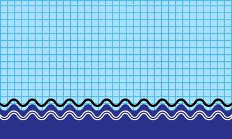 Horizontal editable mockup illustration. Grid paper used for notes or decoration. vector