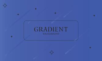 Blue gradient background with stars vector