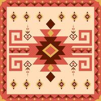 navajo. navajo diseño modelo lata ser usado en tela diseño para ropa, textil, envase, fondo, fondo de pantalla, alfombra, bordado, azteca estilo vector