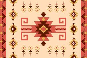 navajo. navajo diseño modelo lata ser usado en tela diseño para ropa, textil, envase, fondo, fondo de pantalla, alfombra, bordado, azteca estilo vector