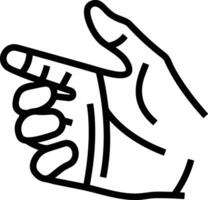 Hand icon symbol image illustration vector