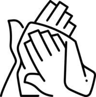 Hand icon symbol image illustration vector