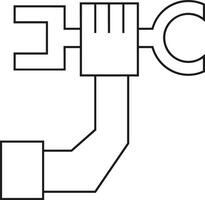 Hand icon symbol image illustration vector