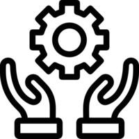 Hand icon symbol image illustration vector