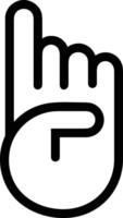 Hand icon symbol image illustration vector