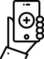 Hand icon symbol image illustration vector