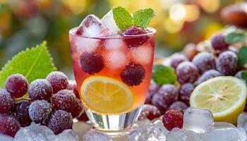 Sparkling Citrus Elixir. photo