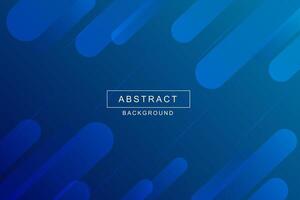 Abstract design with geometric shapes - Trendy Blue Gradient Background vector