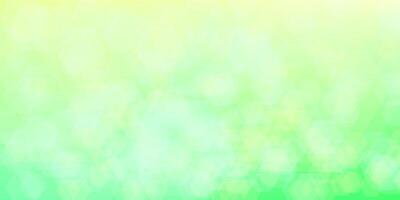 bokeh effect background with hexagon light reflection vector