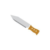 plantilla de icono de cuchillo vector