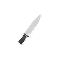 plantilla de icono de cuchillo vector