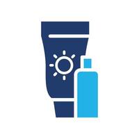 sun cream colored icon design good for website and mobile app vector