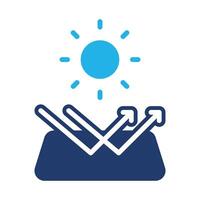 sun reflection symbol of sun protection colored icon design good for website and mobile app vector