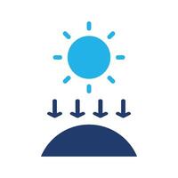 sun protection colored icon design good for website and mobile app vector