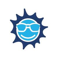 sunglasses colored icon design good for website and mobile app vector