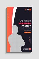 Digital Marketing Agency Social Media Story Template vector