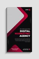 Digital Marketing Agency Social Media Story Template vector