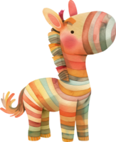 carino quagga acquerello png