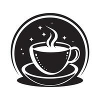 Coffee logo design illustration on white background Stock Design Image and design vector