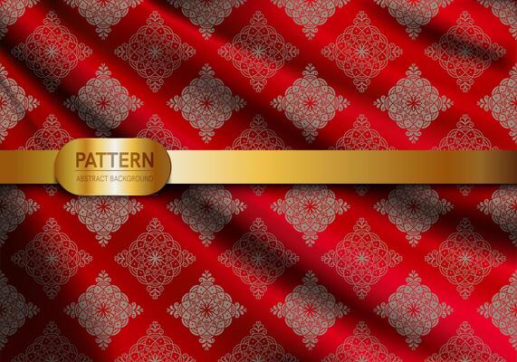 Thai luxury pattern red background. Lai Thai element pattern. Dark red theme for text based compositions ads book covers Digital interfaces print design and templates.