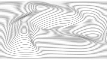 Wave line pattern on white background. Abstract background illustration vector