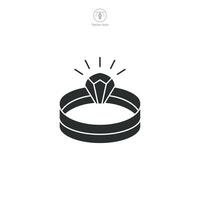 Ring Icon symbol illustration isolated on white background vector