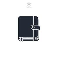 Diary Journal Icon theme symbol illustration isolated on white background vector